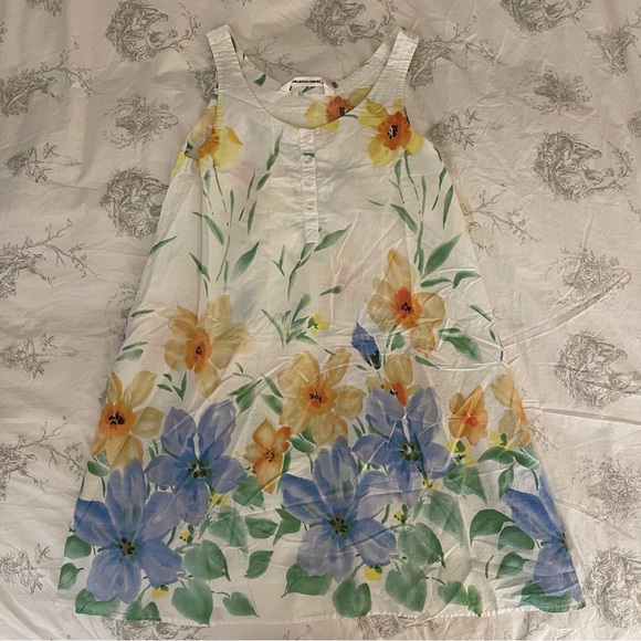 Victoria's Secret Other - Victoria's Secret Nightgown with Blue and Yellow Floral Design